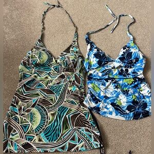 2 Croft & Barrow Tankini Tops size 14